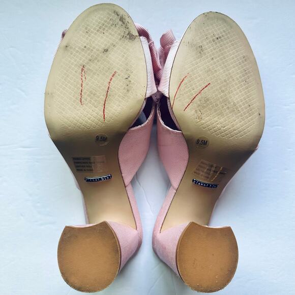 Gianni Bini Keily Pink Bow Block 
Heels - 9.5 - Picture 6 of 7